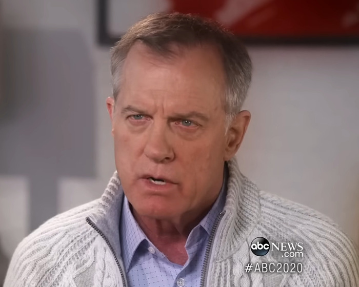 Disgraced actor in interview wearing a white sweater, featured on ABC News #ABC2020. Disgraced actor in interview wearing a white sweater, featured on ABC News #ABC2020.