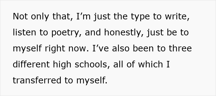 Text about personal interests and school transfers, related to discovering a hidden camera. Text about personal interests and school transfers, related to discovering a hidden camera.