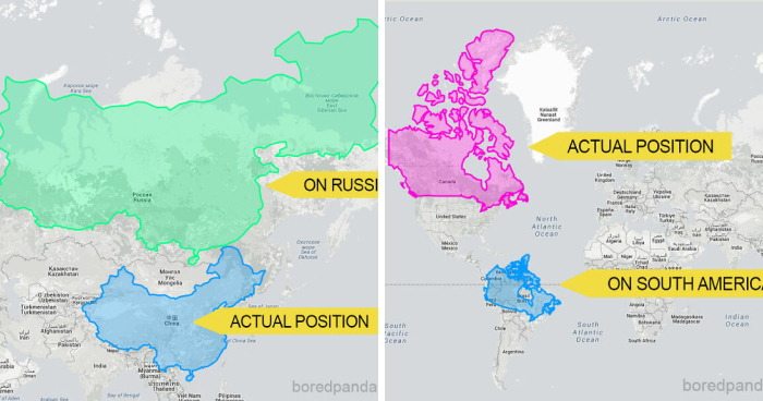 Countries Are Not The Size You Think They Are And These 29 Maps Prove It