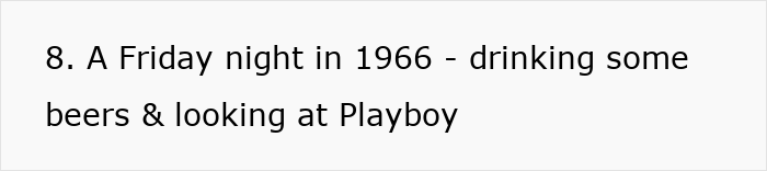 1966 American life: enjoying beers and reading Playboy on a Friday night. 1966 American life: enjoying beers and reading Playboy on a Friday night.