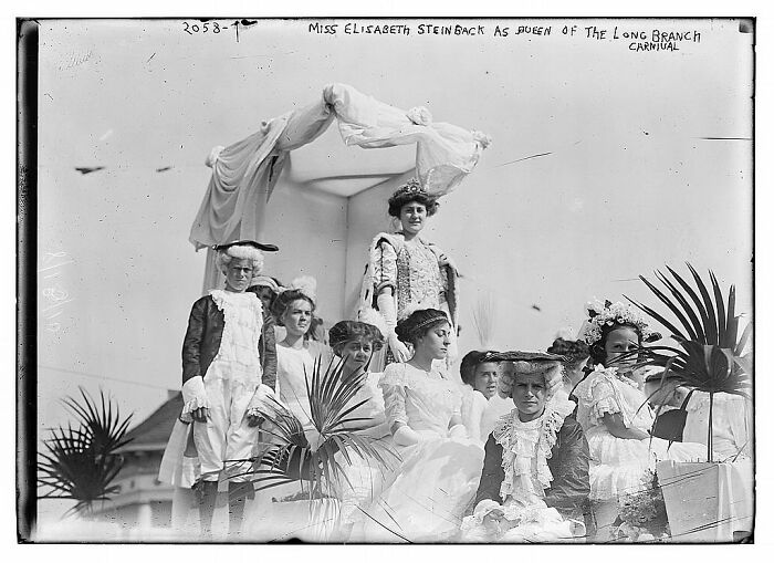 Vintage rare photograph of women in Victorian costumes rescued from glass negatives, showcasing restored historical moments.