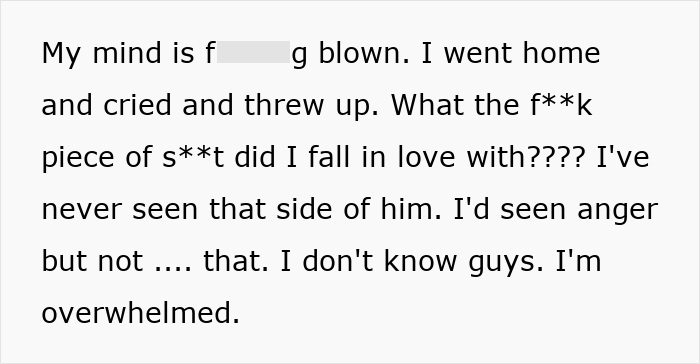 Text expressing a woman's overwhelmed feelings as her medical expertise is challenged. Text expressing a woman's overwhelmed feelings as her medical expertise is challenged.