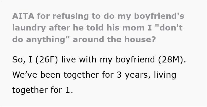 Man Complains To His Mom About GF Being &ldquo;Not The Domestic Type&rdquo;, Gets A Dose Of Reality