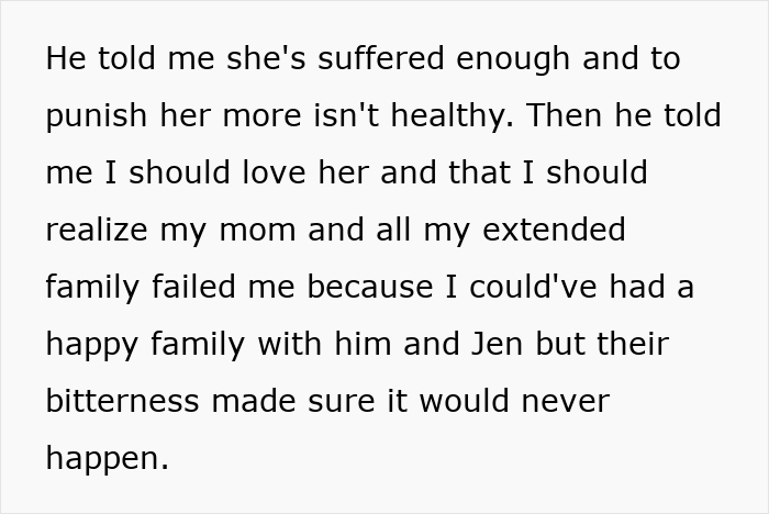 Text snippet discussing family dynamics after stepmom's affair affects stepdaughter. Text snippet discussing family dynamics after stepmom's affair affects stepdaughter.