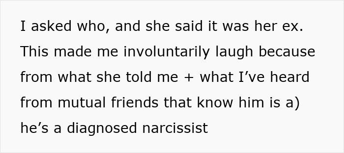 Guy laughs after girlfriend returns to her ex, deemed a narcissist. Guy laughs after girlfriend returns to her ex, deemed a narcissist.
