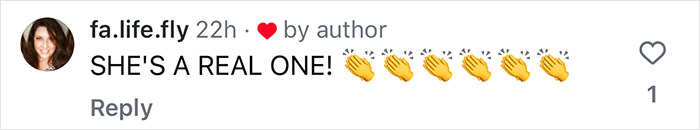 Comment praising airlines worker with clapping emojis for epic speech after 8-hour delay. Comment praising airlines worker with clapping emojis for epic speech after 8-hour delay.