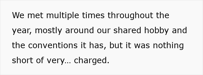 Text about shared hobbies and conventions reveals secrets of a married Reddit mod. Text about shared hobbies and conventions reveals secrets of a married Reddit mod.
