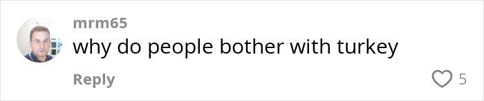 “Comment questioning travel to Turkey with a heart icon and a like count of 5.” “Comment questioning travel to Turkey with a heart icon and a like count of 5.”