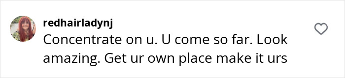 Comment praising Tammy Slaton's 500-pound transformation and advising independence. Comment praising Tammy Slaton's 500-pound transformation and advising independence.
