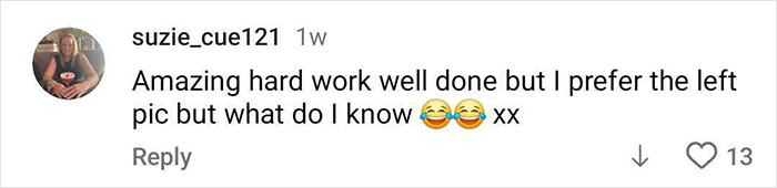 Comment by social media user sharing opinion on singer’s physique transformation sparking debate between men and women. Comment by social media user sharing opinion on singer’s physique transformation sparking debate between men and women.