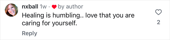 Comment praising self-care related to Susan Sarandon’s daughter and plastic surgery decisions. Comment praising self-care related to Susan Sarandon’s daughter and plastic surgery decisions.