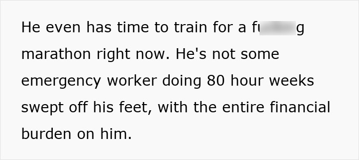Text discussing a man's priorities in parenting roles and workload balance. Text discussing a man's priorities in parenting roles and workload balance.