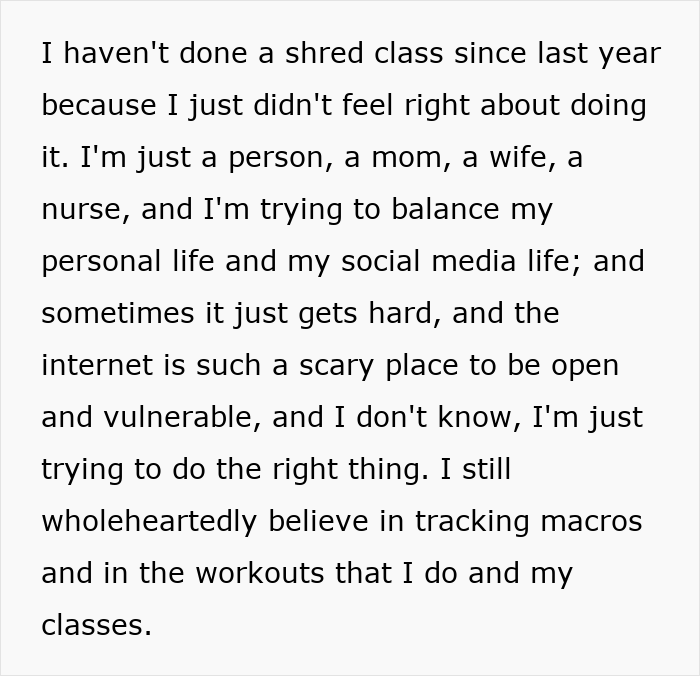 Macro Coach Wants Support After Coming Clean About How She Really Lost Weight, Gets Blasted