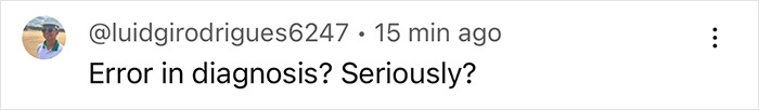 Comment questioning a pregnancy diagnosis error. Comment questioning a pregnancy diagnosis error.