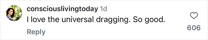 Instagram comment praising Martha Stewart's humor on Blue Origin astronauts trolling. Instagram comment praising Martha Stewart's humor on Blue Origin astronauts trolling.