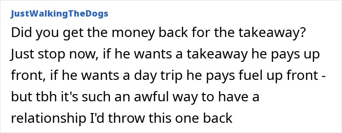 Online post showing GF sick of paying for BF while he splurges on female colleagues and accuses her of being jealous. Online post showing GF sick of paying for BF while he splurges on female colleagues and accuses her of being jealous.