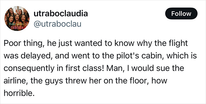 Passenger tries to storm cockpit over flight delay and gets tackled by crew during tense airplane confrontation. Passenger tries to storm cockpit over flight delay and gets tackled by crew during tense airplane confrontation.