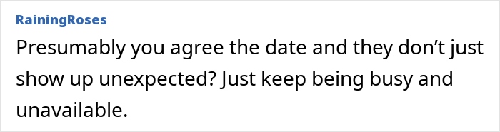 Text suggesting how to handle family and friends who annoy with no-gifts policy. Text suggesting how to handle family and friends who annoy with no-gifts policy.