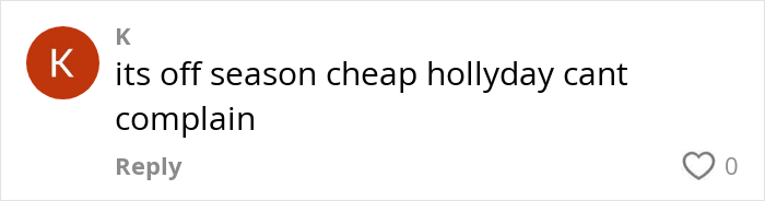 Comment about off-season holiday after 5-star resort experience in Turkey. Comment about off-season holiday after 5-star resort experience in Turkey.