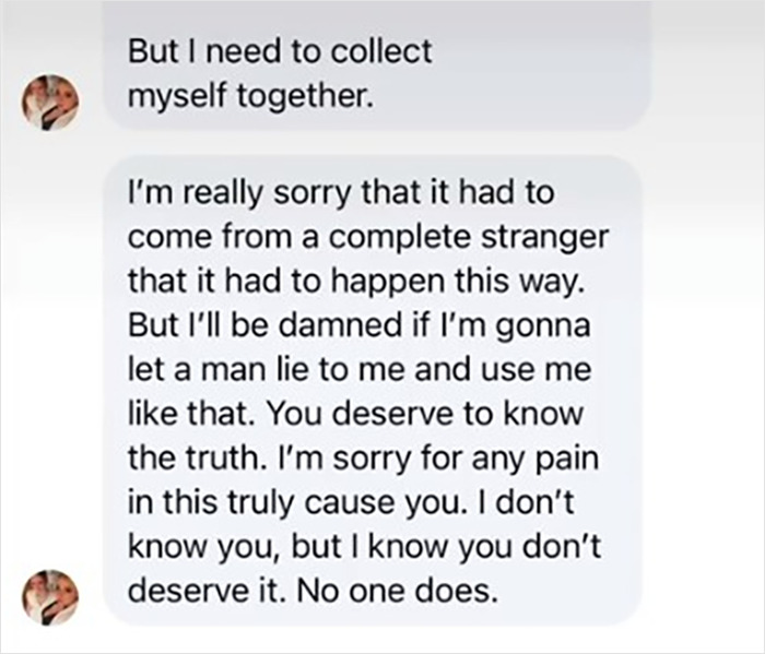 Text message revealing pregnancy news to a boyfriend about cheating. Text message revealing pregnancy news to a boyfriend about cheating.