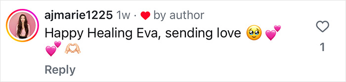 Comment sending love and healing wishes, related to Susan Sarandon's daughter's plastic surgery decision. Comment sending love and healing wishes, related to Susan Sarandon's daughter's plastic surgery decision.