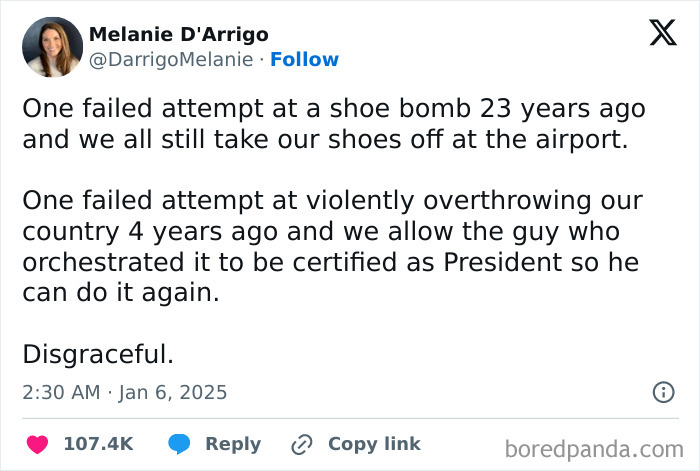 Tweet by user sharing thoughts on past events and current political concerns; White People Twitter theme.