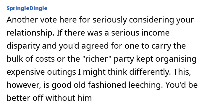 Commenter expressing concern about relationship issues involving boyfriend splurging on female colleagues and accusations of jealousy. Commenter expressing concern about relationship issues involving boyfriend splurging on female colleagues and accusations of jealousy.