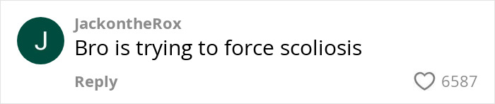 Comment on viral "Crooked Man" post about working out one side. Comment on viral "Crooked Man" post about working out one side.