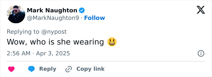 Tweet from Mark Naughton reacting to Shiloh's new look and name change with humor. Tweet from Mark Naughton reacting to Shiloh's new look and name change with humor.