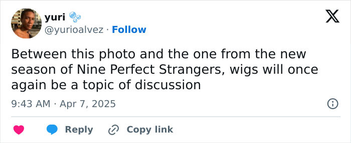 Nicole Kidman transformation tweet about wigs, sparking discussion among fans. Nicole Kidman transformation tweet about wigs, sparking discussion among fans.