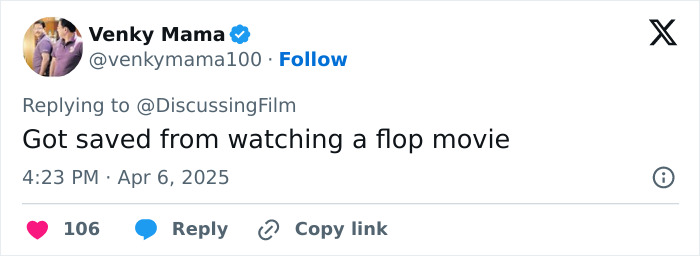 Tweet reaction to 'A Minecraft Movie' screening amid TikTok trend chaos. Tweet reaction to 'A Minecraft Movie' screening amid TikTok trend chaos.