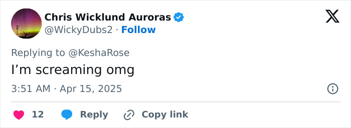 Tweet supporting Katy Perry after comments from Wendy's and Ke$ha. Tweet supporting Katy Perry after comments from Wendy's and Ke$ha.