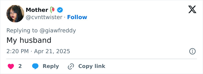 Social media post showing interest in a man from Biden's Easter photo. Social media post showing interest in a man from Biden's Easter photo.
