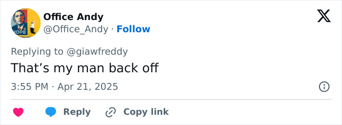 Tweet reply expressing affection and possessiveness related to a viral Easter post from Joe Biden’s family. Tweet reply expressing affection and possessiveness related to a viral Easter post from Joe Biden’s family.