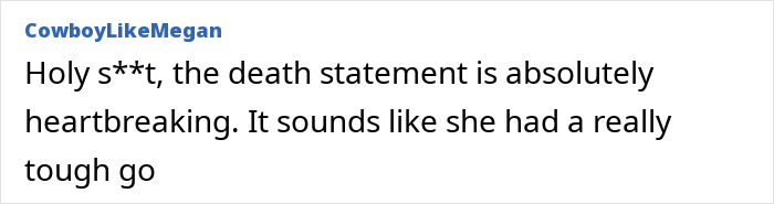 Comment discussing heartbreaking statement on former child star's passing, sparking speculation. Comment discussing heartbreaking statement on former child star's passing, sparking speculation.
