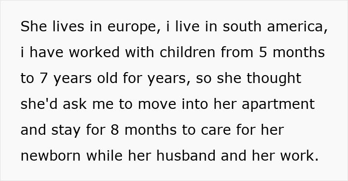 Sister refuses unfair $1 an hour babysitting pay for newborn care, causing conflict over payment fairness. Sister refuses unfair $1 an hour babysitting pay for newborn care, causing conflict over payment fairness.
