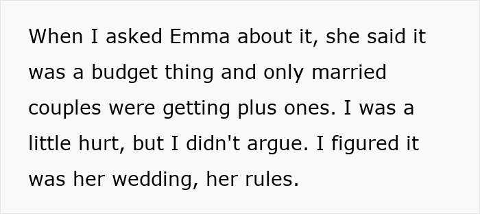 Man Doesn&rsquo;t Get A Plus One At Friend&rsquo;s Wedding, Leaves Mid-Celebration After Finding Out Why