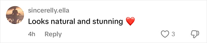 Comment praising Denise Richards' daughter Sami Sheen's cosmetic surgeries, described as natural and stunning. Comment praising Denise Richards' daughter Sami Sheen's cosmetic surgeries, described as natural and stunning.