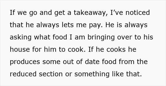 Text on screen about girlfriend sick of paying for boyfriend who splurges on female colleagues and accuses her of being jealous. Text on screen about girlfriend sick of paying for boyfriend who splurges on female colleagues and accuses her of being jealous.
