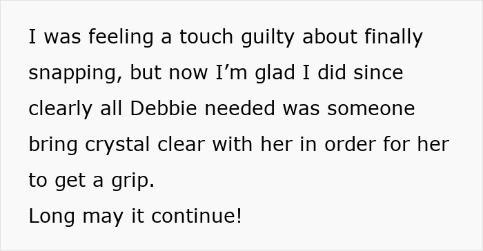 Text discussing feelings of guilt and resolution about snapping over neighbor's cats using the yard like a toilet. Text discussing feelings of guilt and resolution about snapping over neighbor's cats using the yard like a toilet.