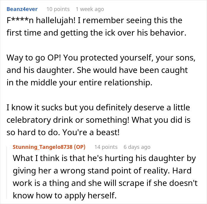 Discussion on a woman leaving boyfriend for wanting daughter as heiress, highlighting need for self-reliance and protection. Discussion on a woman leaving boyfriend for wanting daughter as heiress, highlighting need for self-reliance and protection.