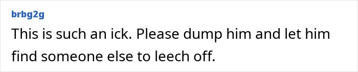 Comment expressing frustration over a boyfriend splurging on female colleagues while the girlfriend feels taken advantage of. Comment expressing frustration over a boyfriend splurging on female colleagues while the girlfriend feels taken advantage of.