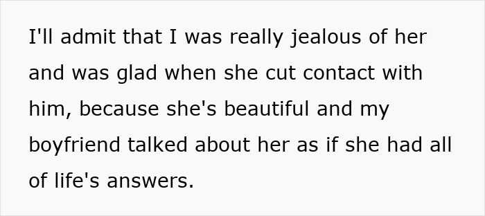 Text about jealousy and relief in a relationship involving an upset ex-girlfriend. Text about jealousy and relief in a relationship involving an upset ex-girlfriend.