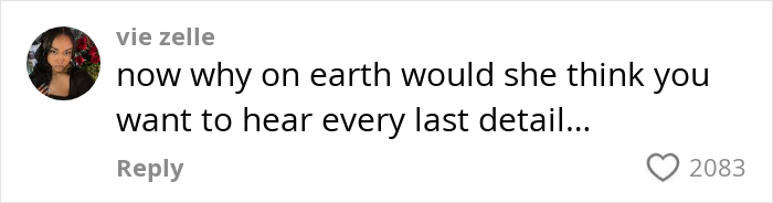 Comment about cheating shown with 2083 likes on an online platform. Comment about cheating shown with 2083 likes on an online platform.