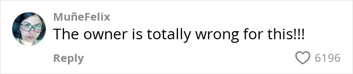 “Comment critical of restaurant owner shaming customers, showing public backlash.” “Comment critical of restaurant owner shaming customers, showing public backlash.”