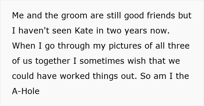 Text about friendship with the groom after a wedding, referencing an issue with anxiety pills. Text about friendship with the groom after a wedding, referencing an issue with anxiety pills.