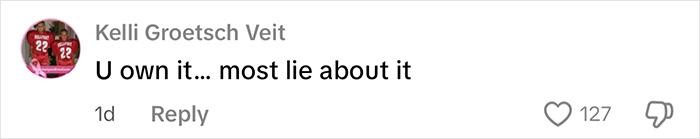 Comment praising Sami Sheen's honesty about cosmetic surgeries, stating "U own it... most lie about it", with likes and dislikes visible. Comment praising Sami Sheen's honesty about cosmetic surgeries, stating "U own it... most lie about it", with likes and dislikes visible.
