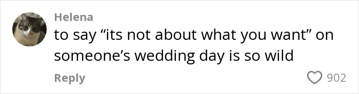 Online backlash over woman's dry wedding comments, stirring controversy. Online backlash over woman's dry wedding comments, stirring controversy.