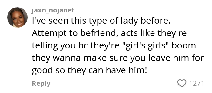 Social media comment discussing relationships and cheating, with a focus on infidelity. Social media comment discussing relationships and cheating, with a focus on infidelity.