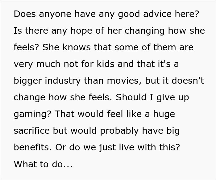 Text discussing the impact of video games on relationships, questioning their appeal and potential sacrifices. Text discussing the impact of video games on relationships, questioning their appeal and potential sacrifices.